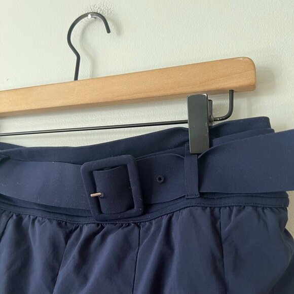 Offline by aerie Real Me Belted Pleated Skort Navy Blue Women's Size Large - Picture 4 of 8